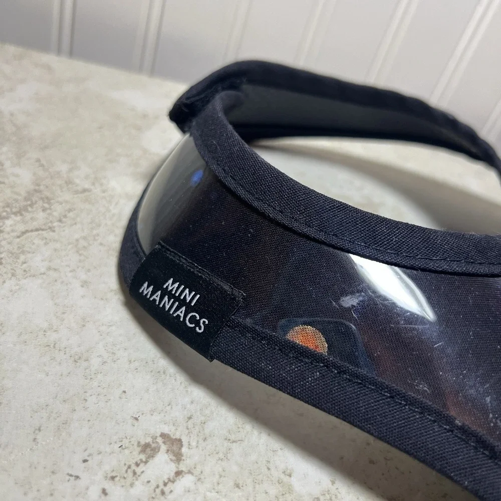 Mini Maniacs‎ Outer Space Galaxy Baby Bib With Faux Leather Backing Made In USA